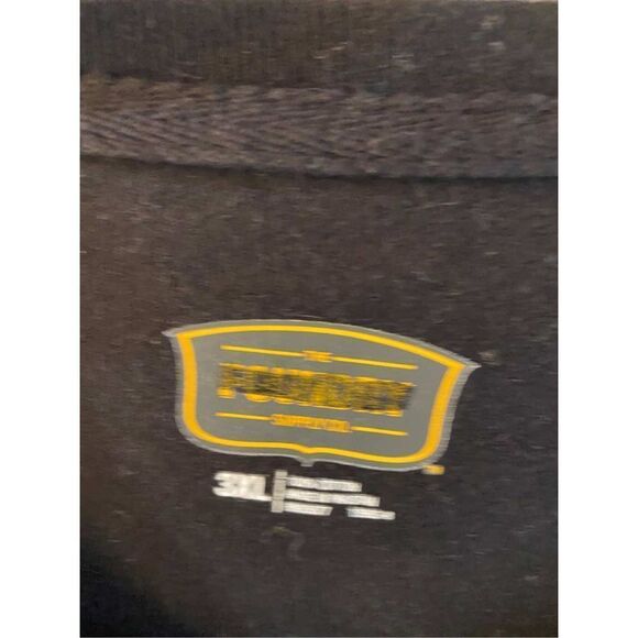 Foundry 3xl Henley black long sleeved button shirt - Picture 4 of 6